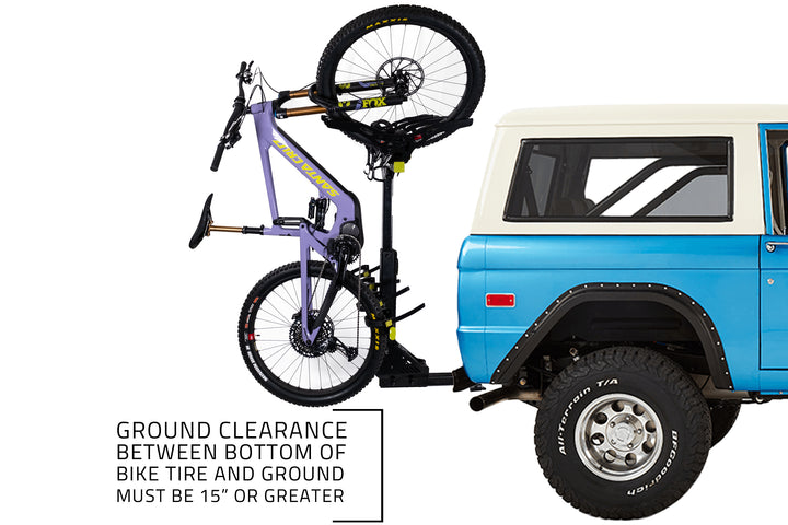 How To Lock Bikes On Car Bike Rack Swagman Summit Vertical Hitch