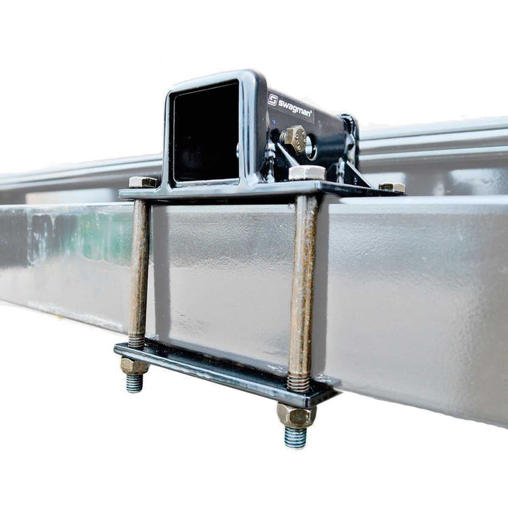 JY PERFORMANCE 5000 Lb Step Bumper Mount For 2" Hitch Receiver - Heavy Duty, Bolt-On For Truck, RV, Trailer