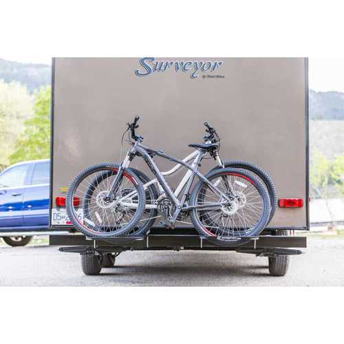 Spare Tire Camper Bumper Bike Rack 2-Bike RV Approved Bumper Rack